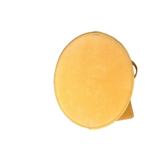 OAD Calf Dome Bucket Bag - Yellow - Picture 8 of 10